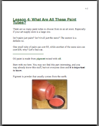 oil painting supplies manual pic 3